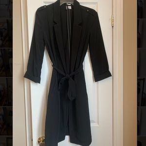 Black trench coat